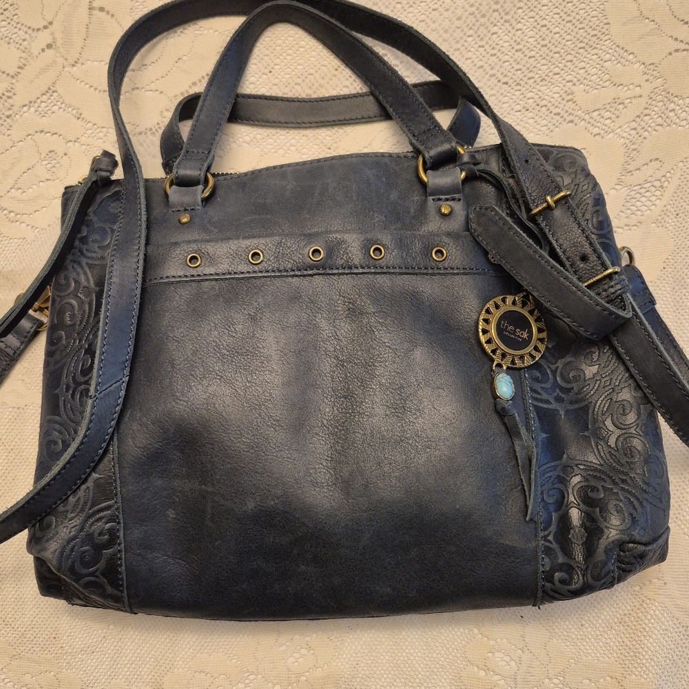 The Sak Navy Blue Shoulder Bag